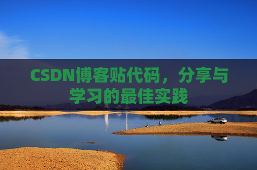 CSDN博客贴代码，分享与学习的最佳实践
